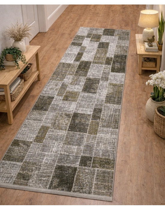 Merinos Halı Therapy Serisi %100 Akrilik 100 x 200 Yeşil 19124-040