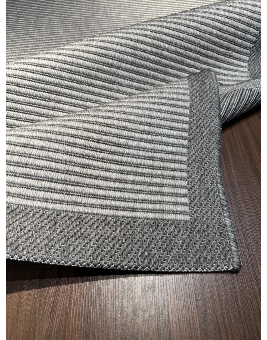 Mess Modern Dekoratif Yumuşak Dokulu Sisal Halı 3933 Gri Antrasit