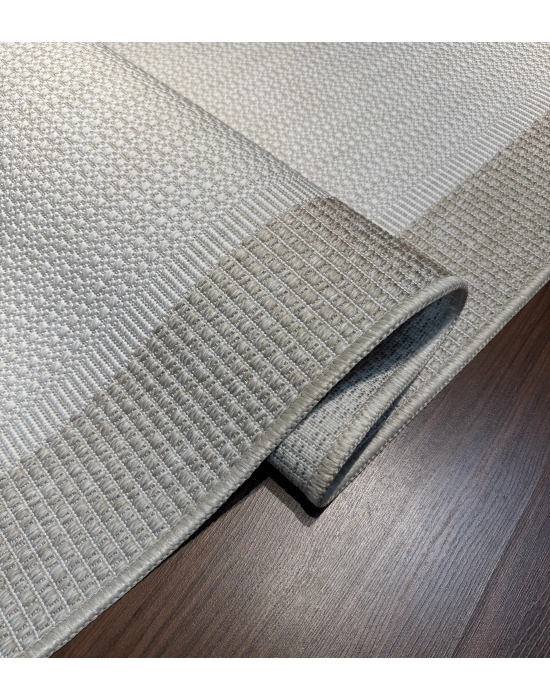 Mess Modern Dekoratif Yumuşak Dokulu Sisal Halı 3945 Krem Vizon
