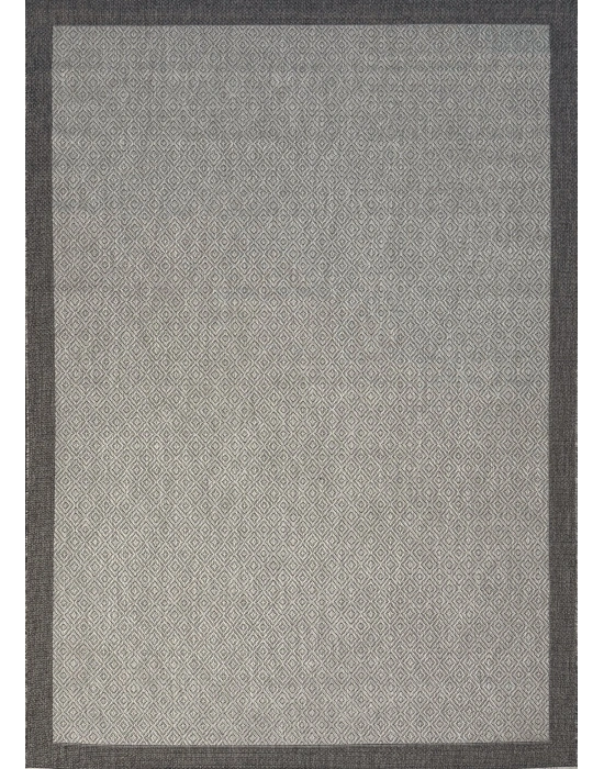 Mess Modern Dekoratif Yumuşak Dokulu Sisal Halı 3946 Gri Antrasit