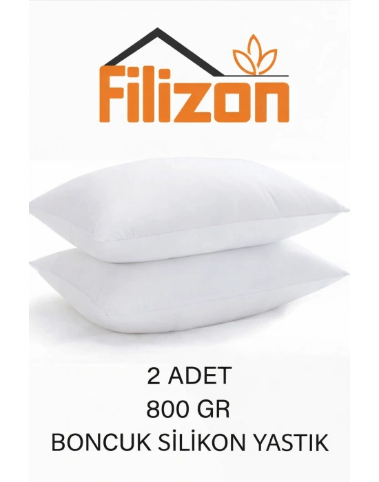 Filizon 2 Adet Boncuk Silikon Yastık Dayanıklı Nefes Alabilir Yumuşak 800 Gram