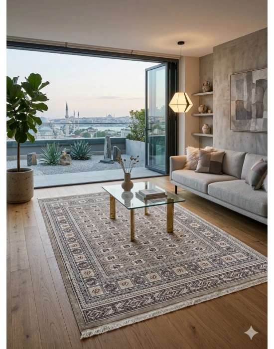Dinarsu Halı 160x230 Asya Koleksiyonu 70174-065 Kahve