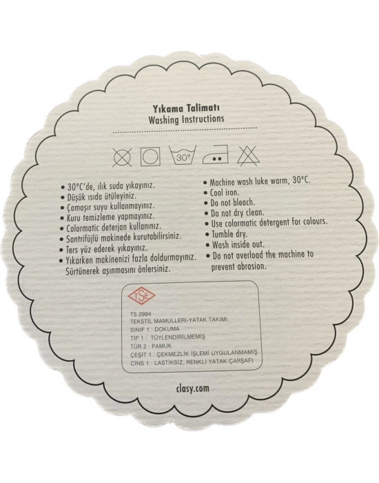 Clasy %100 Pamuk Ranforce Çift kişilik Yorgan Çift Taraflı Osela V5 Yeşil Düz Desenli Kapitoneli