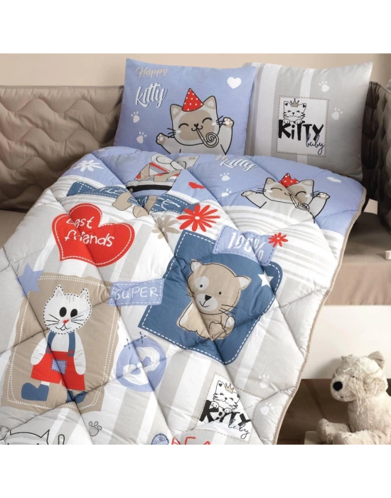 Clasy Ranforce Bebek Uyku Seti Kitty V1 Mavi