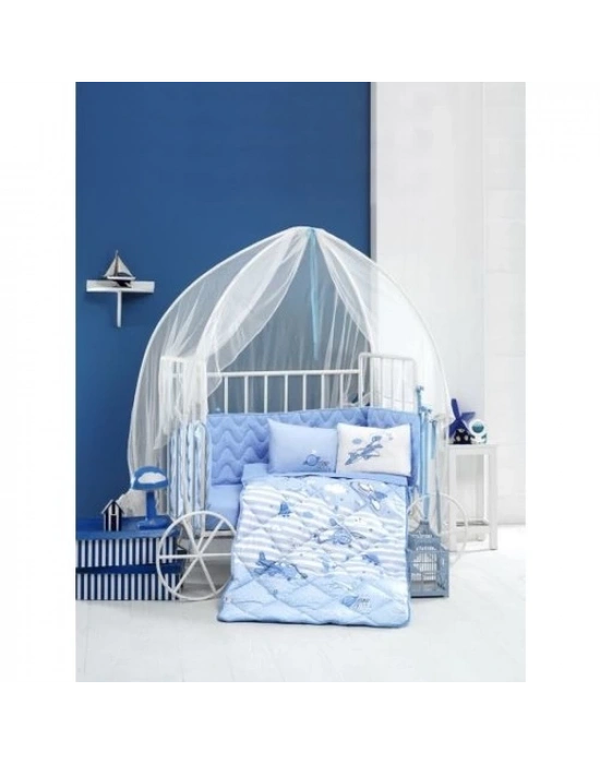 Clasy Ranforce Bebek Uyku Seti Süper Wings V1 Mavi