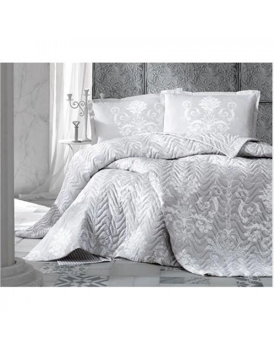 Clasy Ranforce Dört Mevsim Çift Kişilik Set Alone V1 Gri