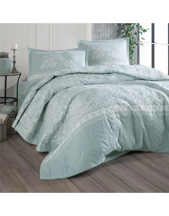 Clasy Ranforce Dört Mevsim Çift Kişilik Set Devlin V1 Mint