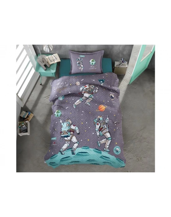 Clasy Ranforce Dört Mevsim Tek Kişilik Set Space V1 Antrasit