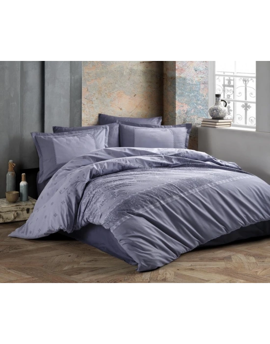 Clasy Ranforce Double Çift Nevresimli Nevresim Takımı Risa V1