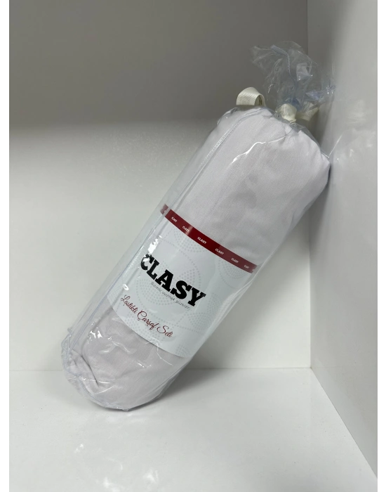 Clasy Ranforce Lastikli Çarşaf Seti Tek Kişilik Düz Gri