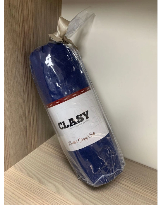 Clasy Ranforce Lastikli Çarşaf Seti Tek Kişilik Lacivert