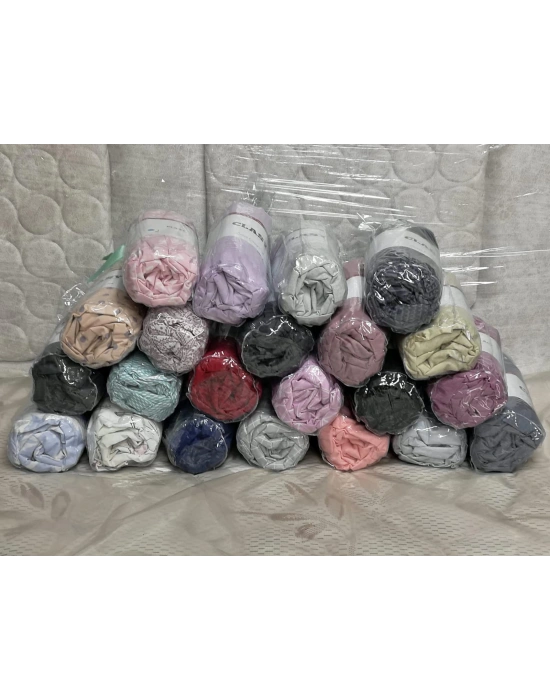 Clasy Ranforce Lastikli Çarşaf Seti Tek Kişilik Siyah