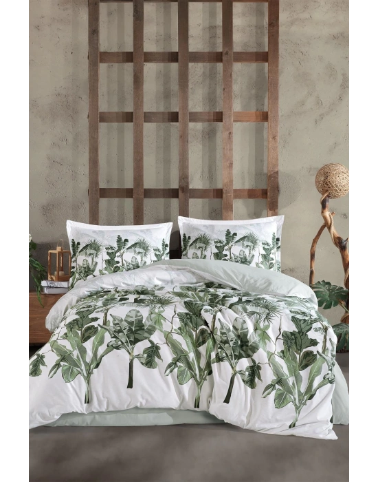 Clasy Ranforce Nevresim Takımı Çift Kişilik Versay V1 Ada Çayı