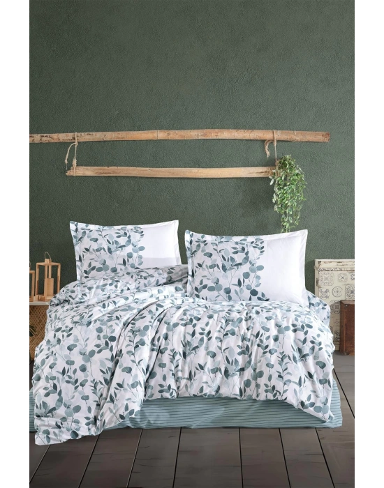 Clasy Ranforce Nevresim Takımı Tek Kişilik Putto V1 Mint