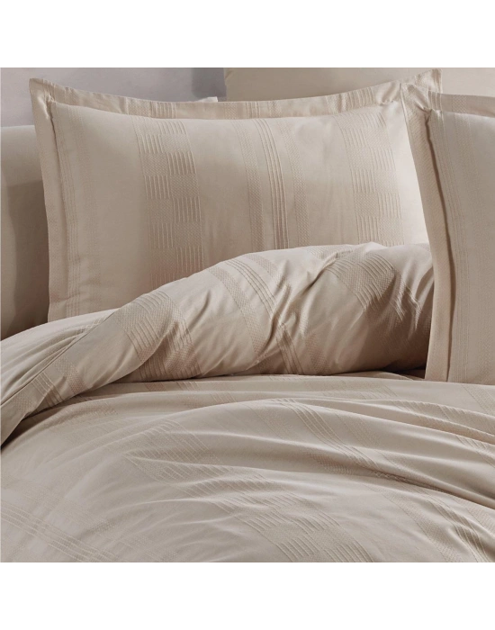 Clasy Ranforce Nevresim Takımı Tek Kişilik Unita V1 Bej