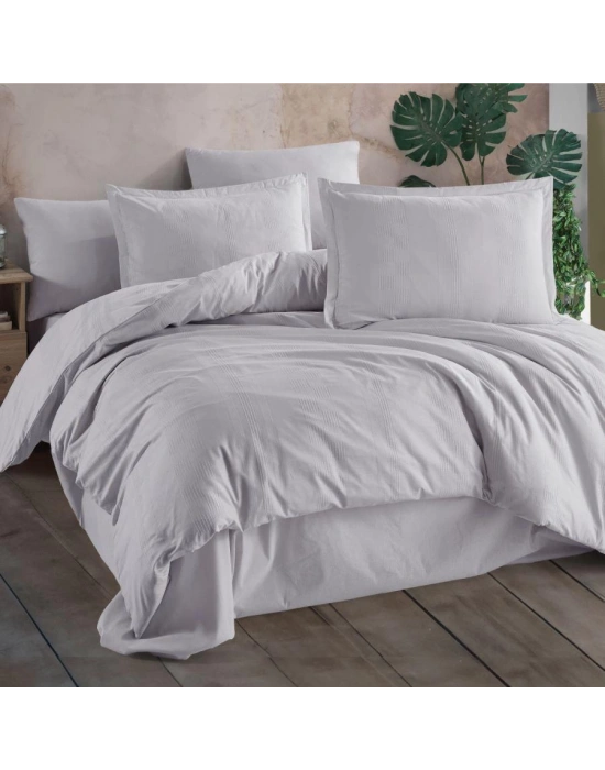 Clasy Ranforce Nevresim Takımı Tek Kişilik Unita V4 Gri