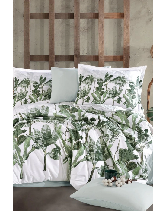 Clasy Ranforce Nevresim Takımı Tek Kişilik Versay V1 Ada Çayı