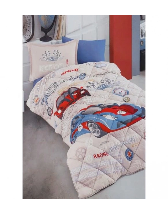 Clasy Ranforce Tek Kişilik Yorgan Garage Çocuk Yorgan