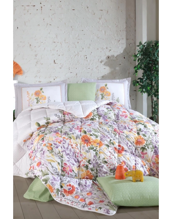 Clasy Ranforce Uyku Seti Çift Kişilik Galya V1 Yeşil