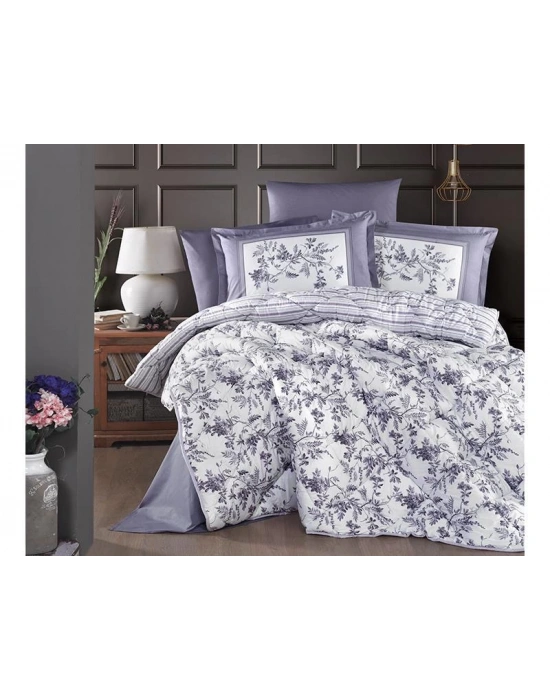 Clasy Ranforce Uyku Seti Çift Kişilik Montera V2 Lila