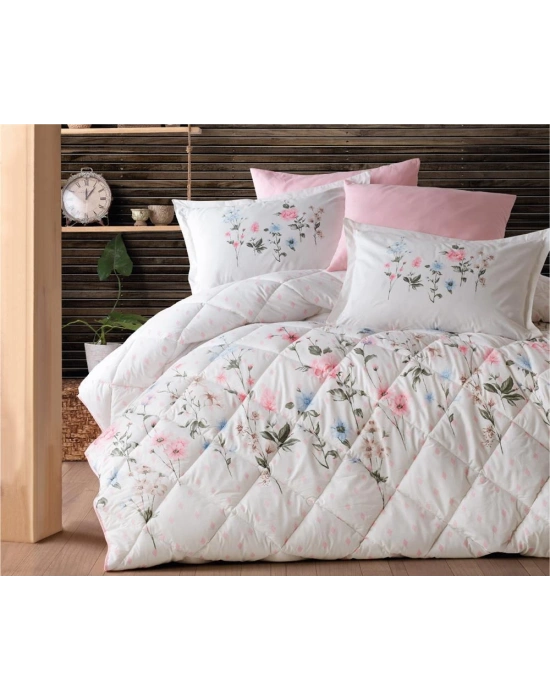 Clasy Ranforce Uyku Seti Çift Kişilik Palitra V1 Pudra