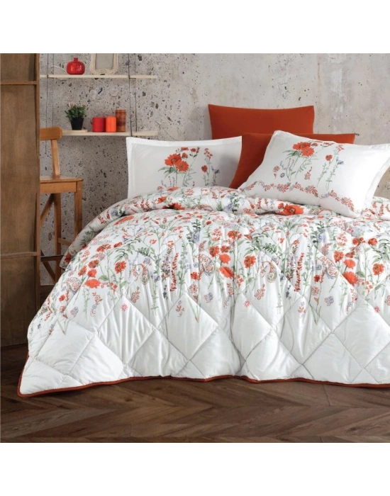 Clasy Ranforce Uyku Seti Tek Kişilik Elyese V1 Kiremit