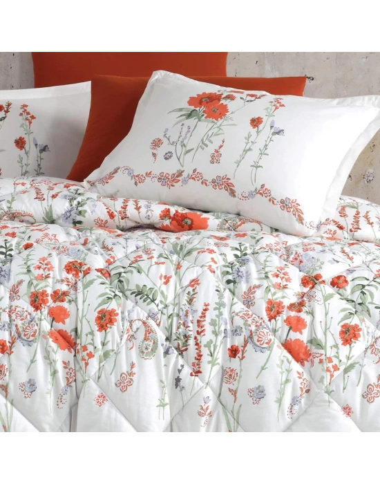 Clasy Ranforce Uyku Seti Tek Kişilik Elyese V1 Kiremit