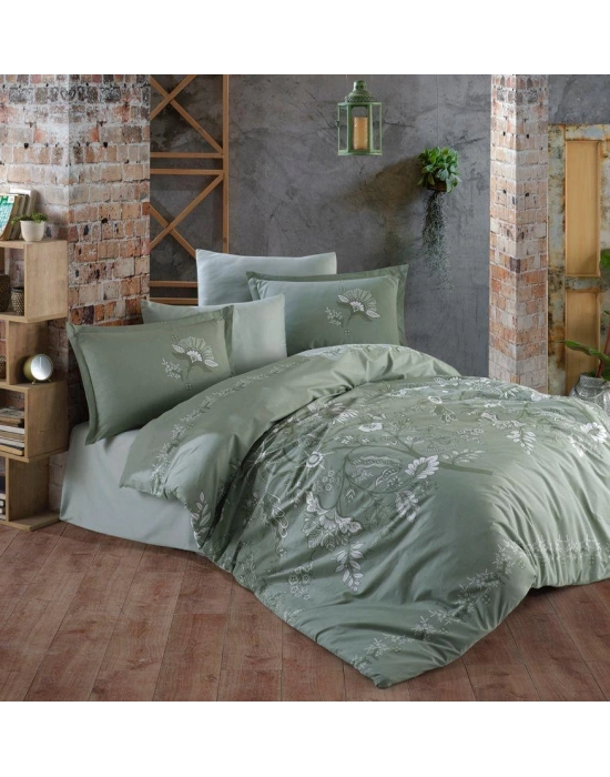 Clasy Ranforce Yatak Örtüsü Çift Kişilik Mohana V1