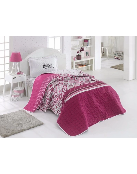 Clasy Ranforce Yatak Örtüsü Tek Kişilik Little Queen V2