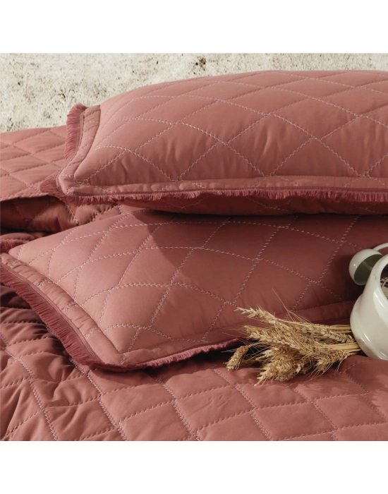 Clasy Ranforce Yatak Örtüsü Tek Kişilik Tafana V5 Kiremit