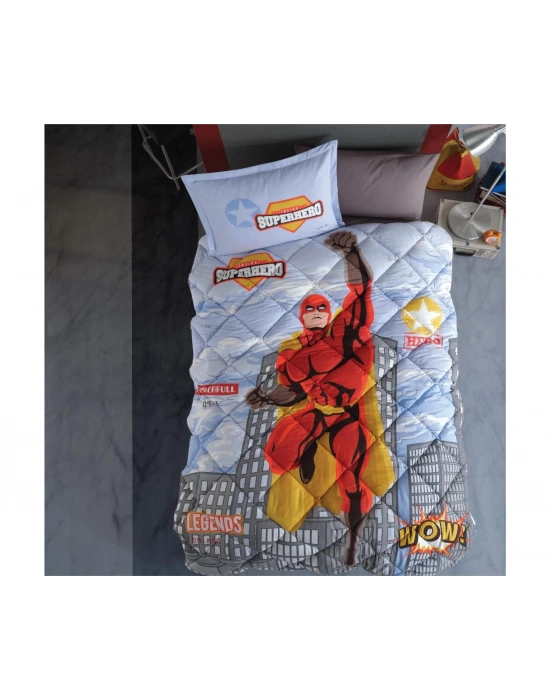 Clasy Tek Kişilik Ranforce Yorgan Süper Hero