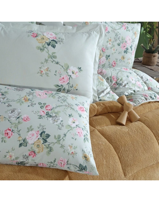 Clasy Wellsoft Çift Kişilik Çift Taraflı Uyku Seti Elara V2 Hardal Rengi Yeni Sezon Yeni Ürün