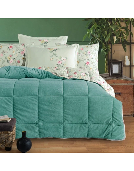 Clasy Wellsoft Çift Kişilik Çift Taraflı Uyku Seti Elara V4 Mint Rengi Yeni Sezon Yeni Ürün