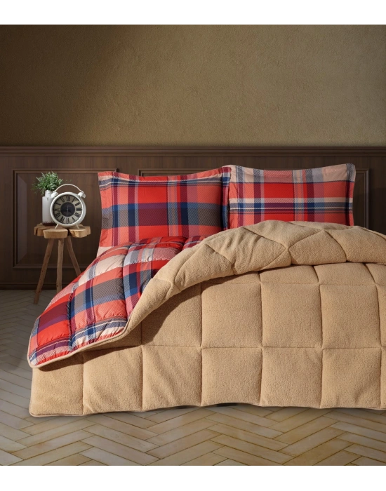 Clasy Wellsoft Yorgan Seti Tek Kişilik Life İs V4 Bej