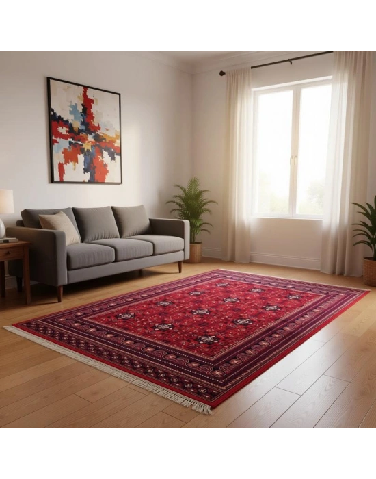 Dinarsu Halı 160x230 Asya Koleksiyonu 39772-010 Kırmızı