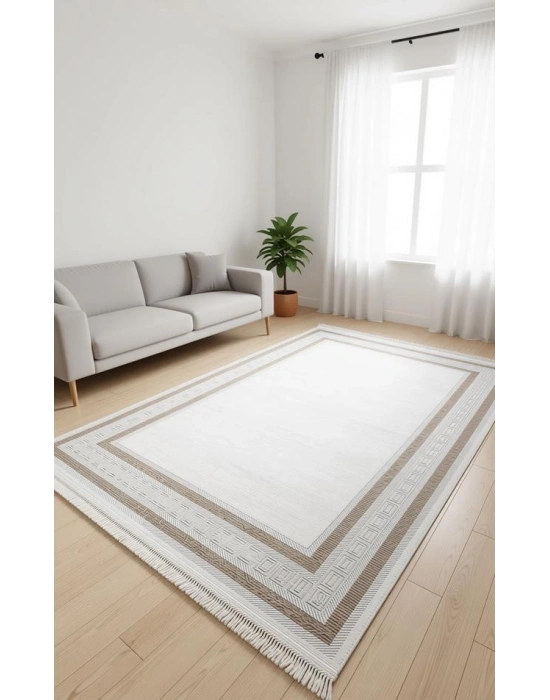 Dinarsu Halı 200x290 Arora Koleksiyonu 64879-070 Vizon