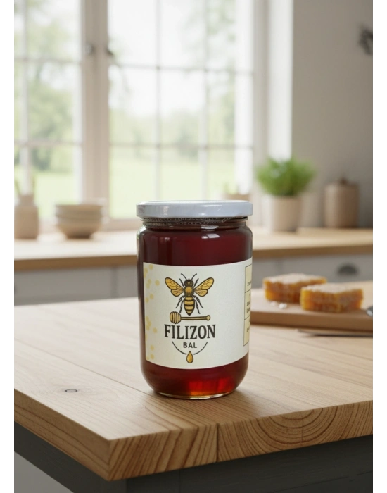 Filizon Bahar Balı 850 Gram Cam Kavanoz Kürse Balı Çiçek Balı 850 Gram Cam Kavanoz Paketi