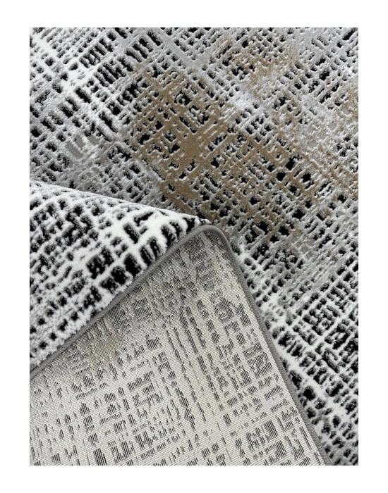 Merinos Halı 160 x 230 Harvard Koleksiyonu 39401-080 Siyah-Kahve