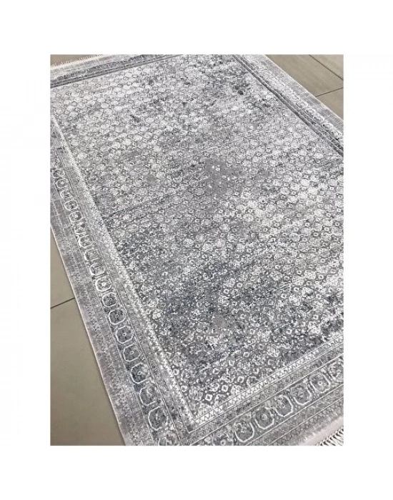 Merinos Halı 160x230 Rodin Koleksiyonu 60893-030 Gri-Mavi