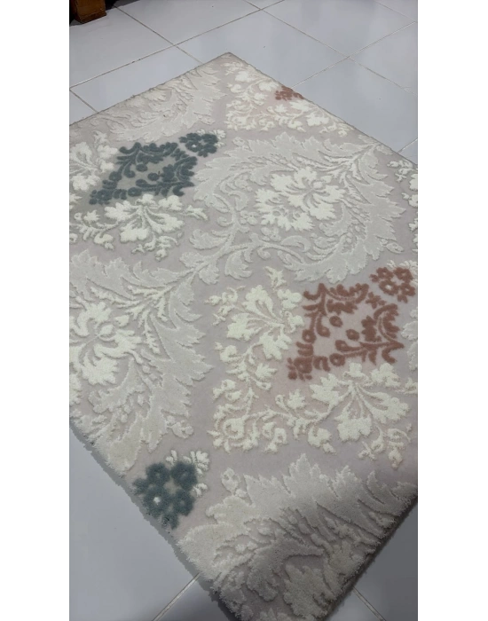 Merinos Halı Akrilik Dokuma 100x90 cm Lavabo Önü Apdest Alma Halısı