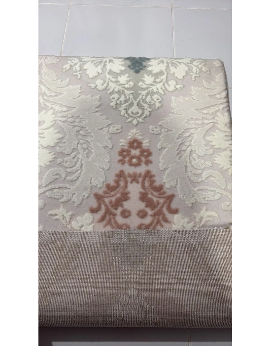 Merinos Halı Akrilik Dokuma 100x90 cm Lavabo Önü Apdest Alma Halısı