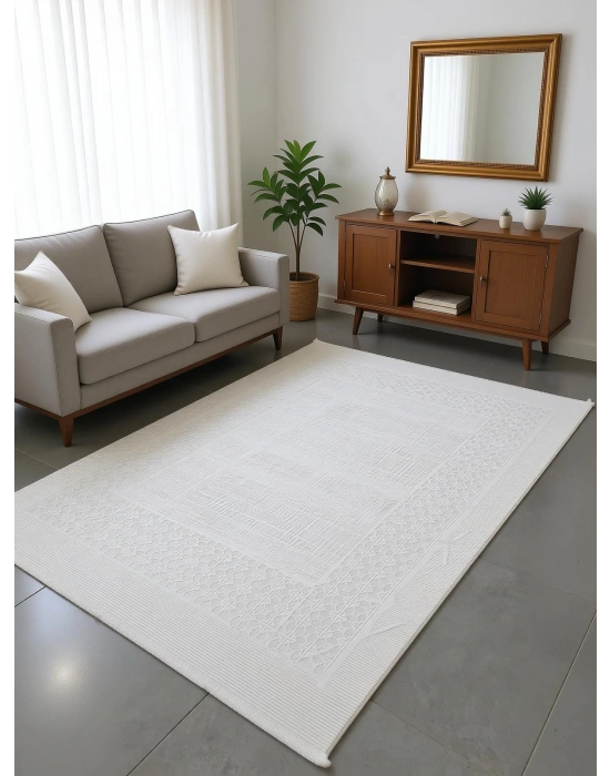 Merinos Vista 160x230 cm Akrilik Halı 76589-060 Kemik Rengi