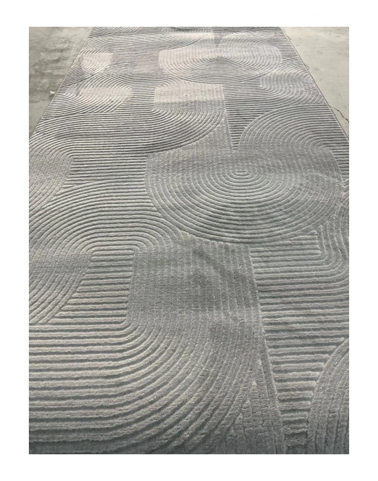 RÖLYEF JOY GRİ KAYMAZ TABAN KESME HALI YOLLUK