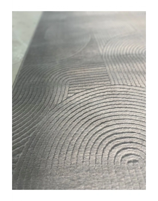 RÖLYEF JOY GRİ KAYMAZ TABAN KESME HALI YOLLUK