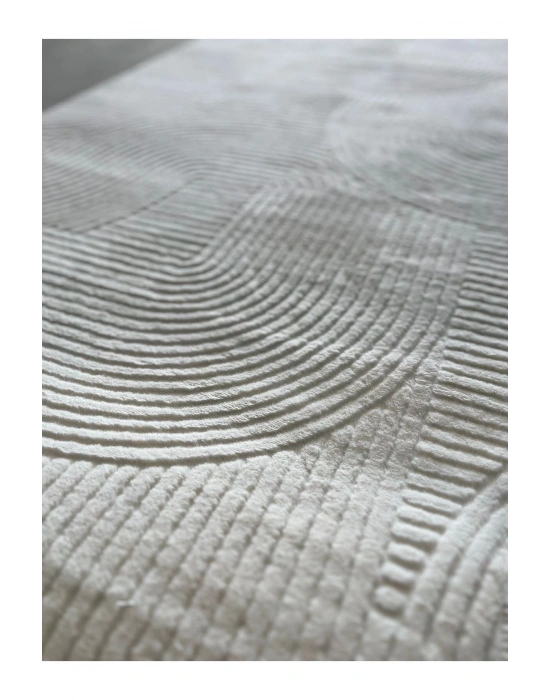 RÖLYEF JOY KREM KAYMAZ TABAN KESME HALI YOLLUK