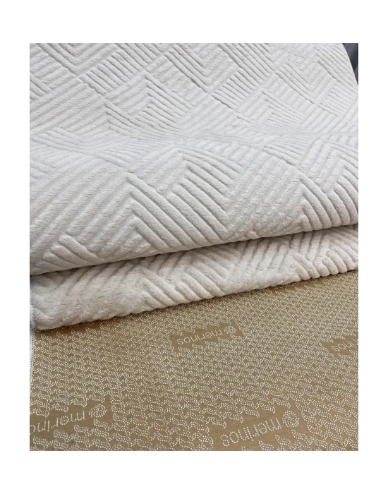 Rölyef Kaymaz Taban Aden Krem Kesme Halı