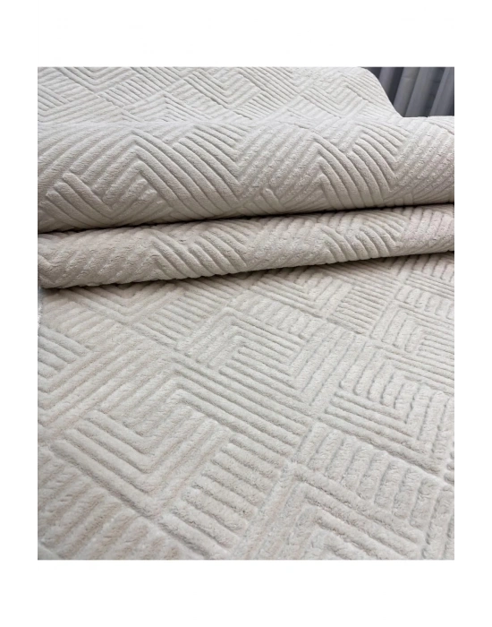 Rölyef Kaymaz Taban Aden Krem Kesme Halı