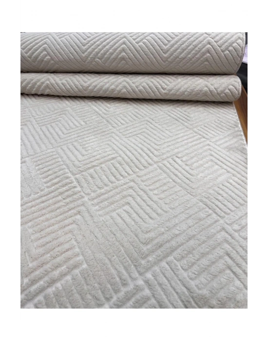 Rölyef Kaymaz Taban Aden Krem Kesme Halı