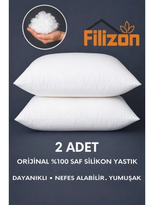 Filizon 2 Adet Boncuk Silikon Yastık Dayanıklı Nefes Alabilir Yumuşak