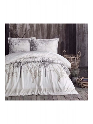 Tek Kişilik Ranforce Nevresim Takımı Midas V2 Bej